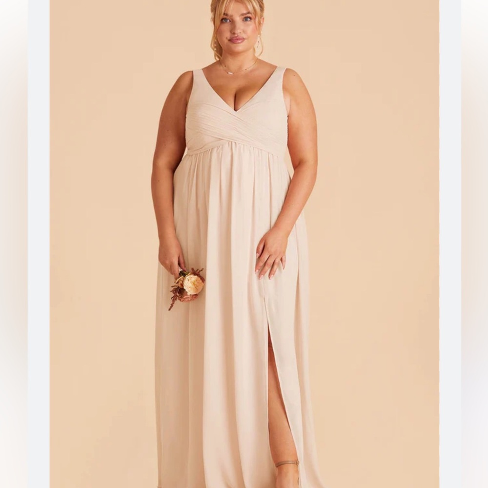 NWT Birdy Grey Laurie Champagne Empire Bridesmaid Dress